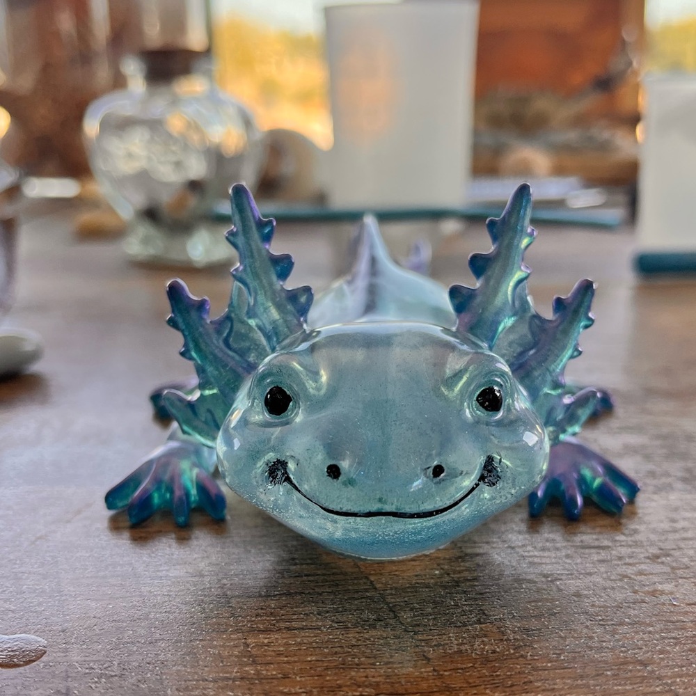 Iridescent Reptile Figurine